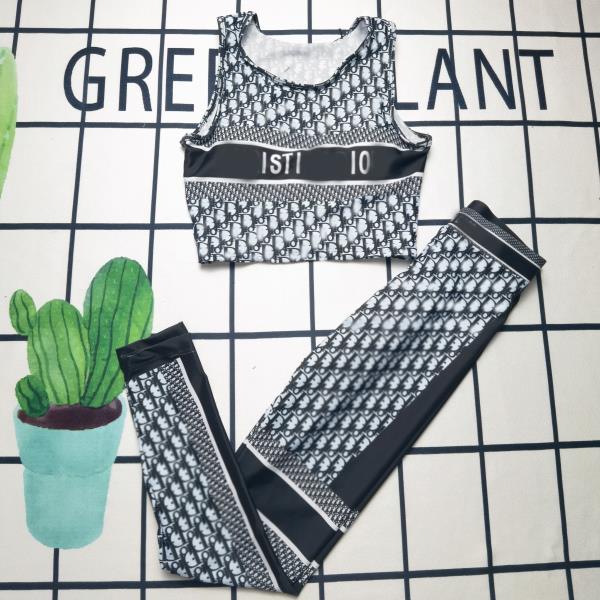 

Women' Sportswear Tracksuits Yoga Set Workout Clothes Wear Sports Gym Legging Fitness Bra Crop Top Long Sleeve Yoga Suit020, Black
