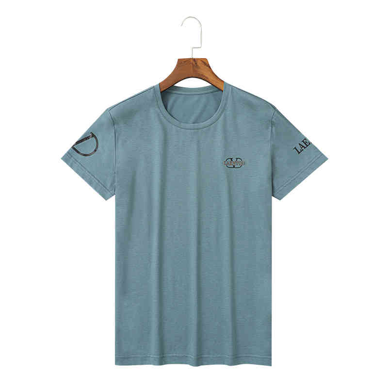 

Youth T-shirt men's embroidered shirt summer color polo shirt simple men's, 526 green