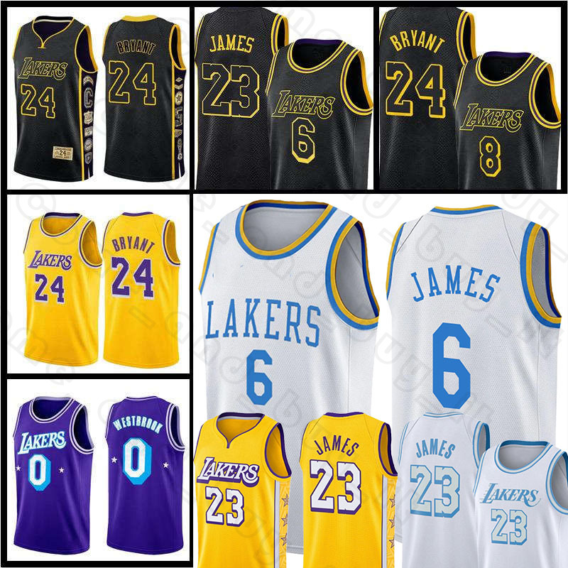 

Los''Angeles''Lakers''Basketball Jersey 6 LeBron 23 James Anthony 3 Davis, Men