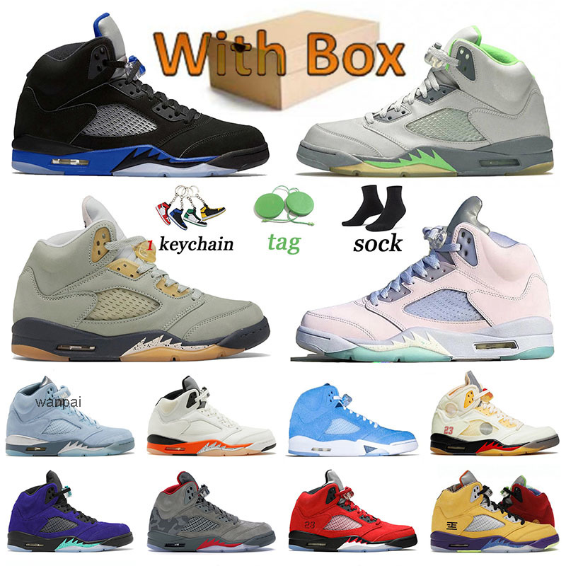 

Big Size US 13 Jumpman 5 Basketball Shoes Jade Horizon Easter Fire Red 5s Sneakers Racer Blue Camo Concord Blue Bird Oreo Paris Sports Men, B10 40-47 se oregon