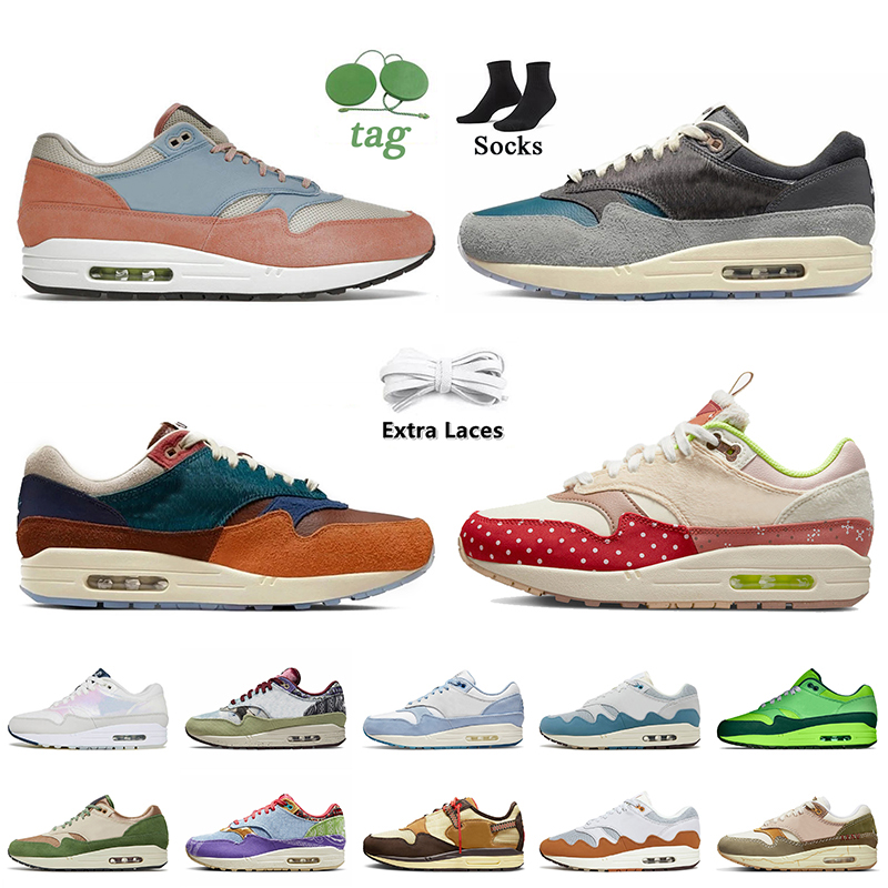 

Top Quality Women Mens Running Shoes Patta Waves 1 1s Light Madder Root Kasina Won Ang Grey PRM Oregon Ducks Wabi Sabi 87 Concepts Heavy Sports Trainers Sneakers, D47 brown 36-45