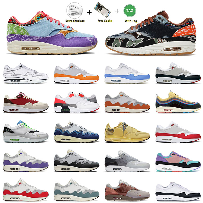 

Top Fashion 2022 Cushion Max 1 87 Running Shoes Concepts Heavy Monarch Cactus Jack London Amsterdam Mens Women Outdoor Sneakers 36-47, D34 36-45