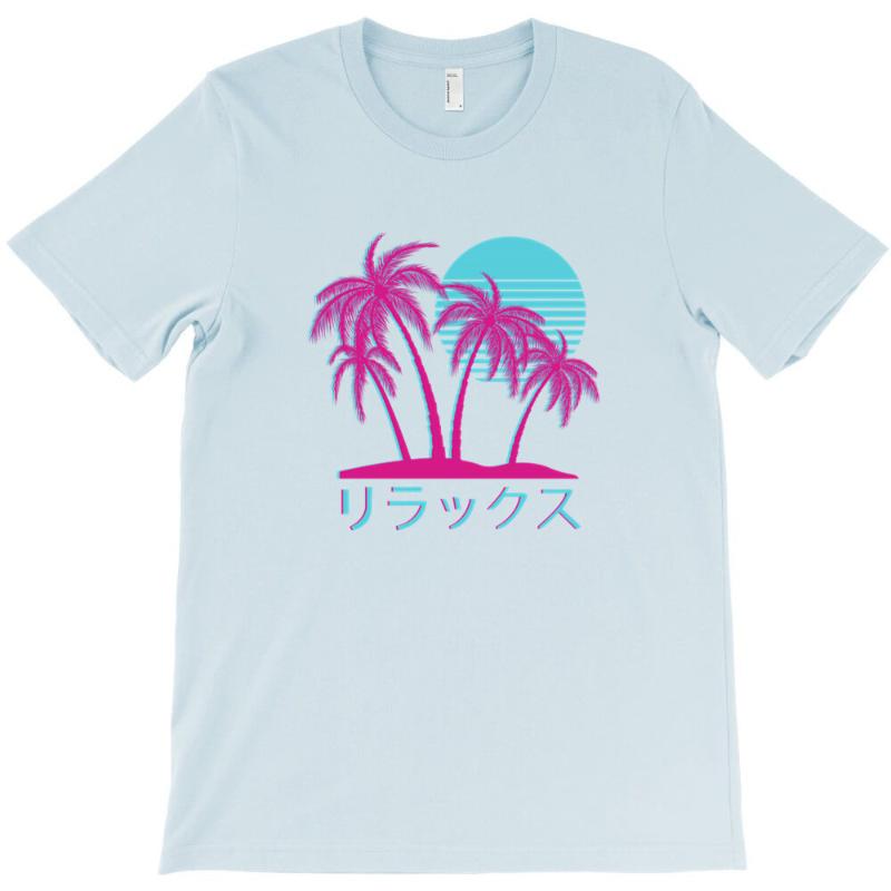 

Men's T-Shirts Vaporwave Aesthetic Neon Palms T-Shirt Short Sleeve Shirt Man Pre-Cotton Novelty Funny T Shirts Teenage Classical Blouse, 12