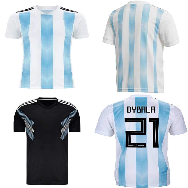 

18 Retro Soccer Jerseys Argentina Home DYBALA DI MARIA HIGUAIN Jersey For Men Otamendi Marcos Rojo Mascherano Lo Celso Lanzini Tagliafico Camiseta Futbol Shirt, 18 home