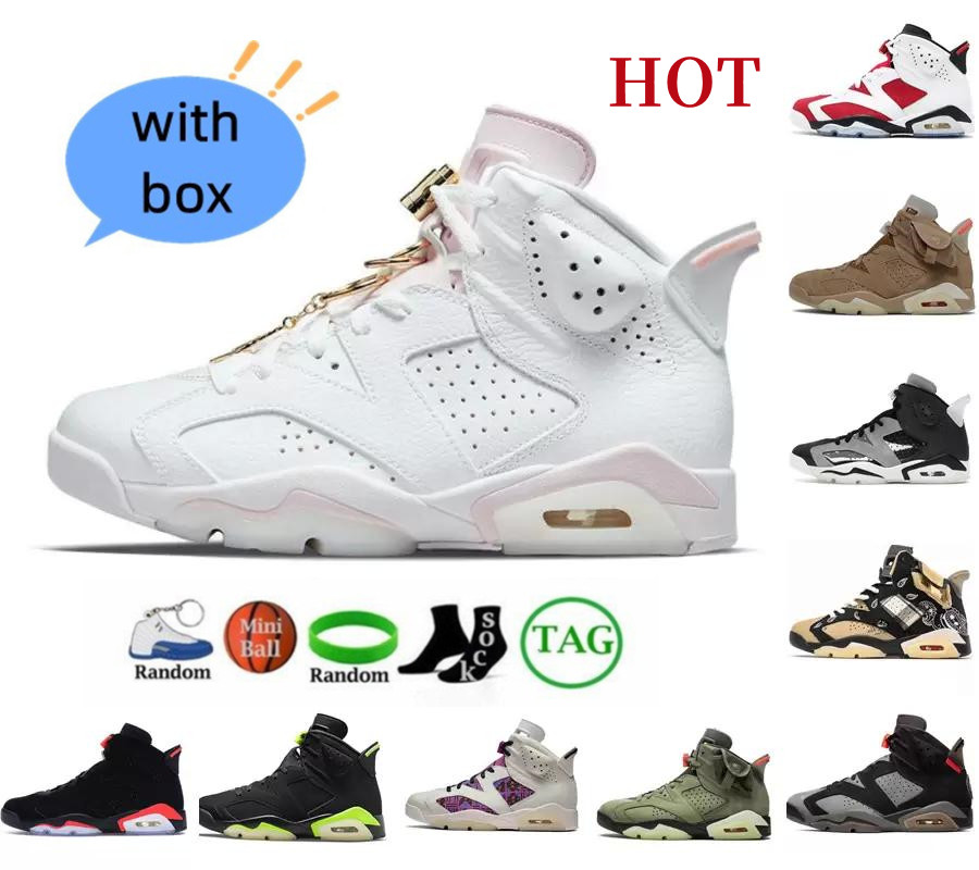 

2022 new Basketball Shoes Jumpman 6 Electric Green 6s Mens Gold Hoops Flint Carmine Infrared British Khaki Tinker Oregon Ducks Black Cat outdoor Trainer Sneakers, 35