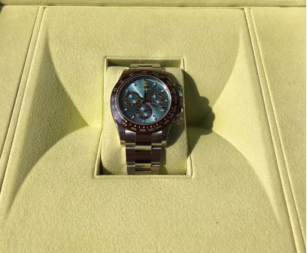 

TOP Quality watch waterproof Wristwatches 40mm Cosmograph Working 904L Stainless Steel Chronograph ETA 4130 Movement Automatic DIVER 100m Mens Watch Watches