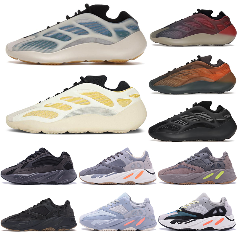 

2022 top 700 sports running shoes mens womans fashion 3M reflective V2 V3 sneaker triple Bblack outdoor boost trainers wave runner platform designer sneakers shoe, Customize