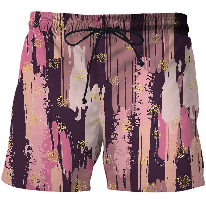 

Men's Shorts Men's Graffiti 3D Pattern Man Swimsuit Swimming Trunks Quick-drying Male Bermudian Loose Graphic Beach ShortsMen's, Cbdk-1715