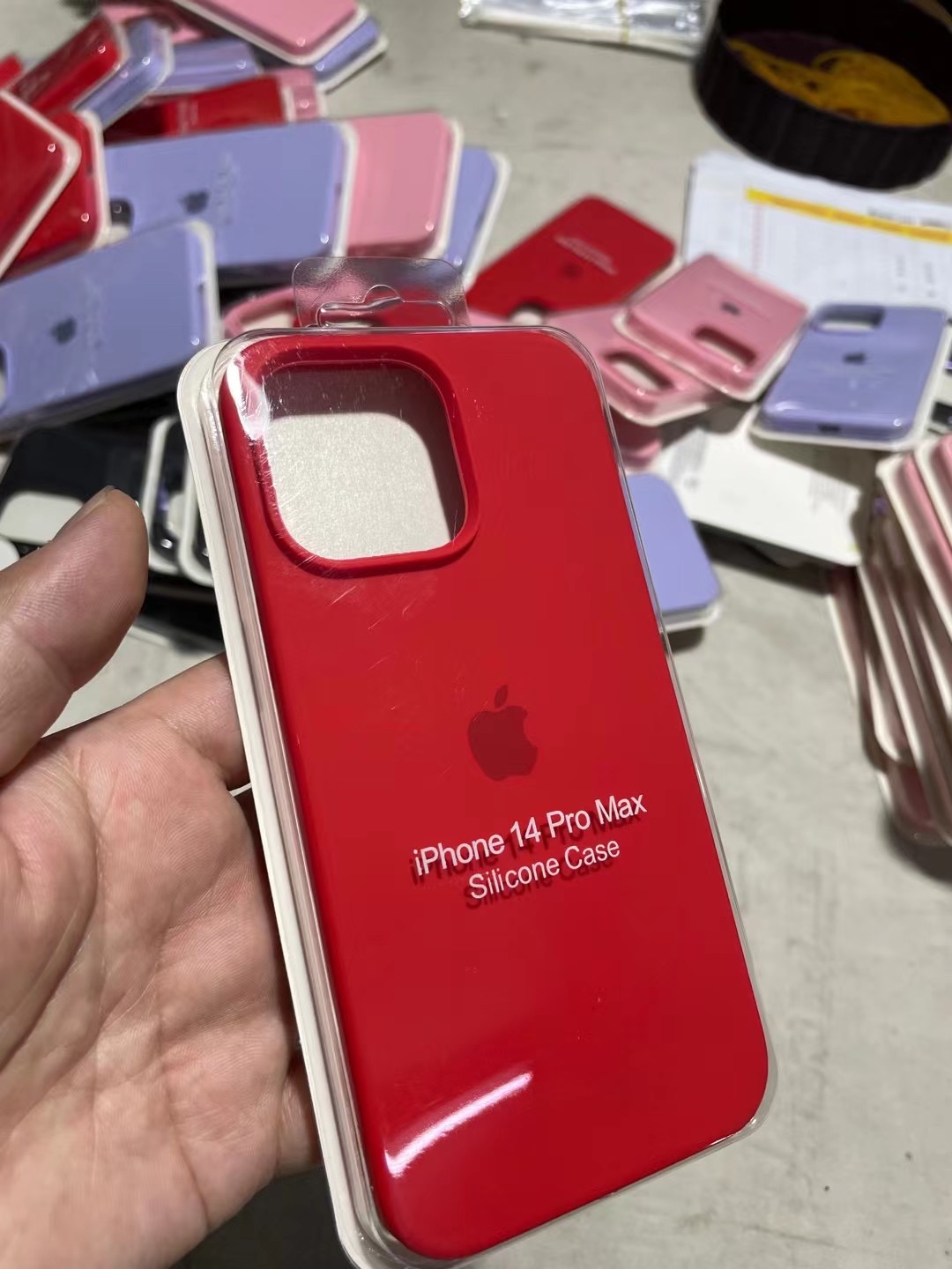 

Original Official Silicone Soft Cover Cases For iPhone 14 promax 14pro 13 mini 12 max xs xr 8 7 Shockproof Cell Phone Case With Logo, Remark color