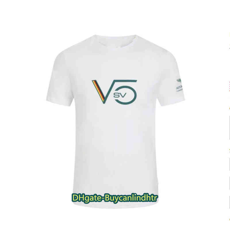 

Aston Martin Cognizant F1 2021 Official Team T-Shirt New Summer FIMartin Men's Sports Racing Suit Short-Sleeved Moisture Absorptio 27QO