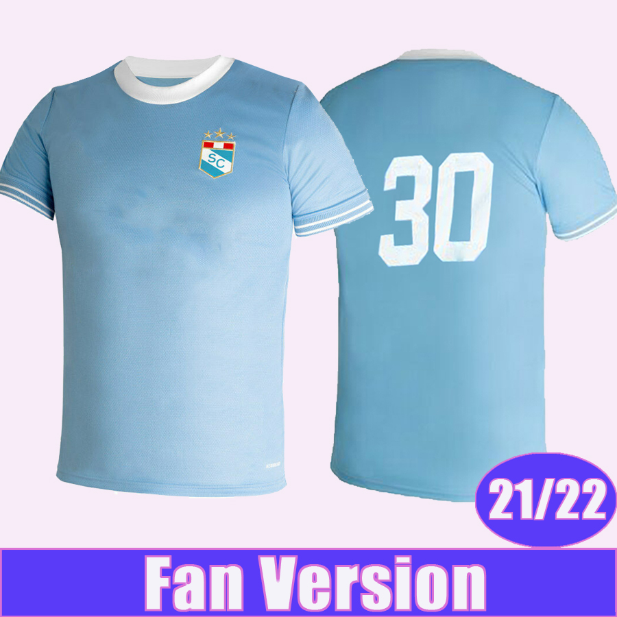 

2021 Sporting Cristal HOHBER AVILA TAVARA Men Soccer Jerseys VILLALATA Home Blue Shirt Short Sleeves Adult Uniforms, Qm1425 2021 home no patch
