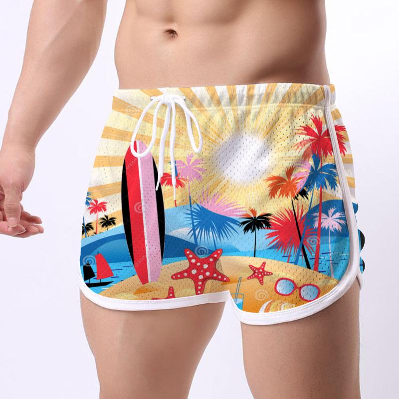 

Men' Shorts Summer Beach Pants Men' Casual Comfortable Fashion Outer Wear Social Sexy Sports Pajama PantsMen, 23