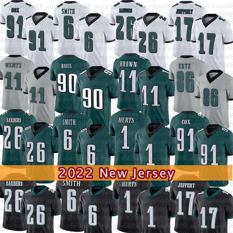 

Mens DeVonta Smith Jersey Football Jalen Hurts A.J. Brown Davis Jason Kelce Brian Dawkins Fletcher Cox Goedert Miles Sanders Mailata Brandon Graham Jalen Reagor White, Youth(size:s-xl)laoying
