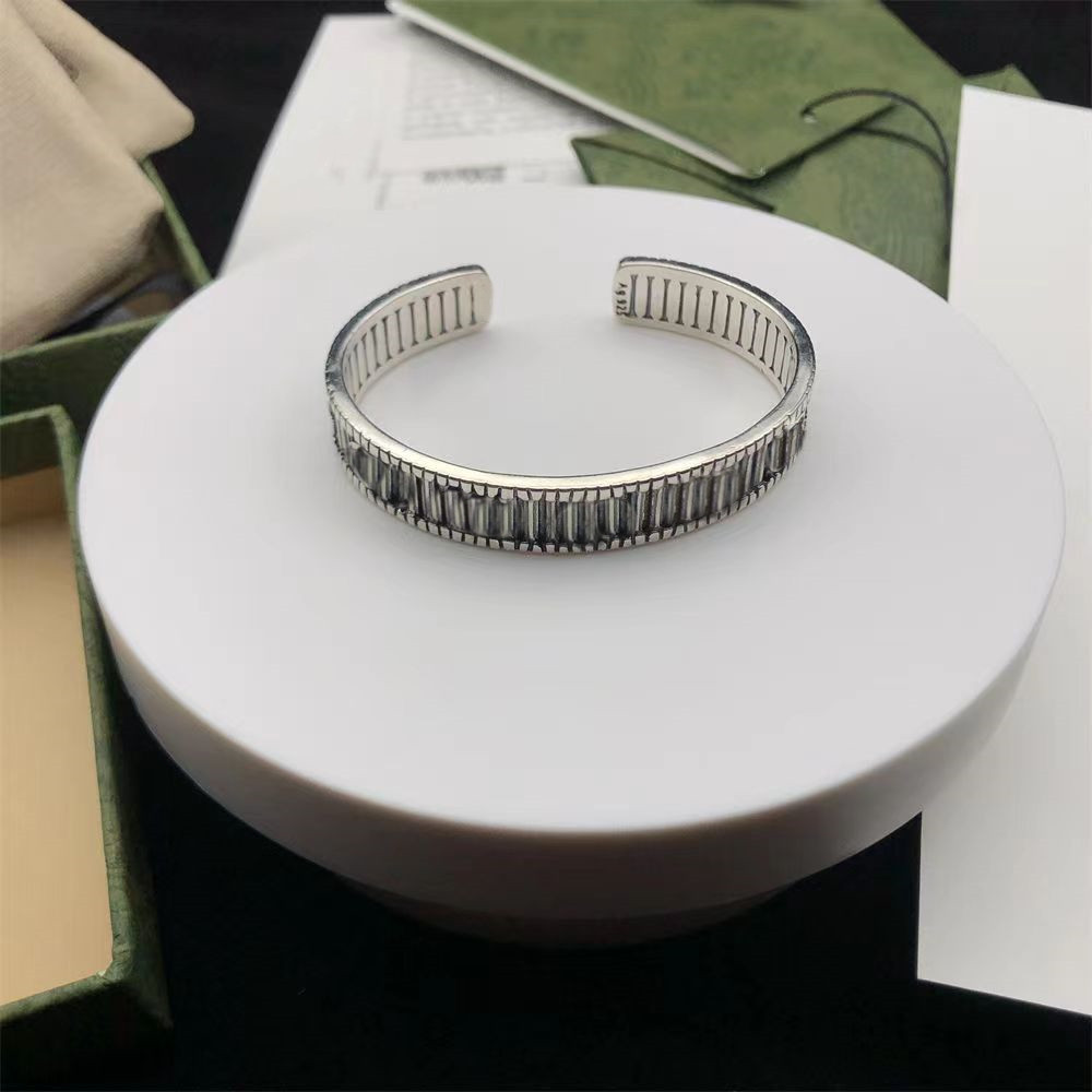

New Bangles Designer Bracelet Open Fashion Personality Bracelets High Quality Silver Plated Jewelry Supply