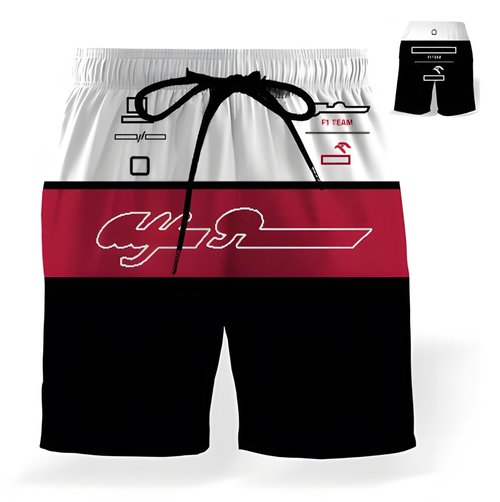 Ensemble short et haut de l'équipe F1 pour hommes, T-Shirt de formule 1, short ample et décontracté, confortable et respirant, à la mode, pour la