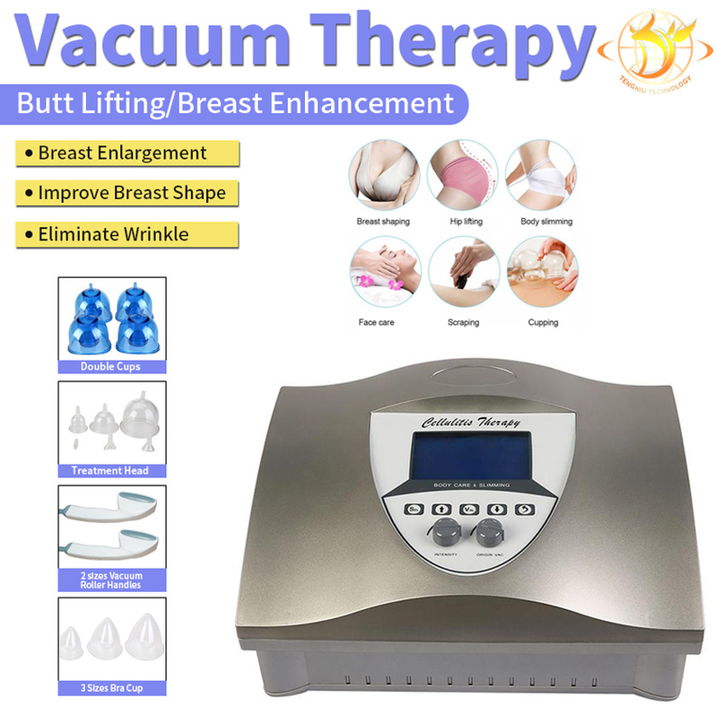 

Newest Portable Vacuum Suction Cup Therapy Vacuum Butt Lifting Machine / Breast Enhancement Buttocks Enlargement /Slimming Beauty Equipment