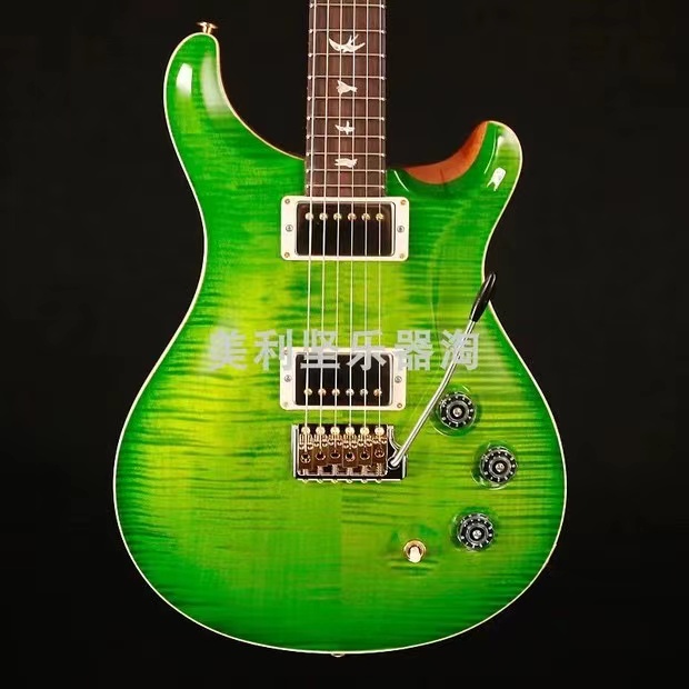 

Light green PRs, we can customize the guitar