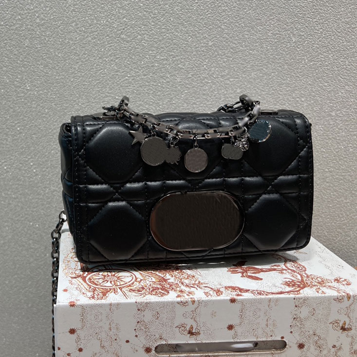 

Fashion Shoulder Bags caro Luxury Designer Bags High Quality women's Handbag Metal Chain Letter Rhombus Pattern Ladies Handbags leather, Customize
