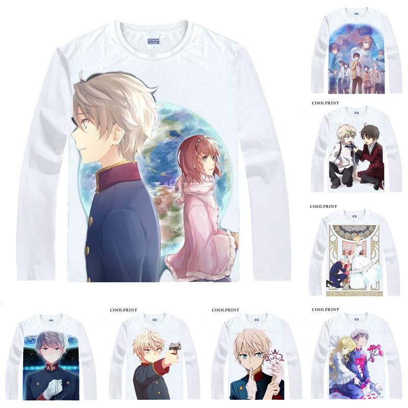 

Men' T-Shirts Aldnoah Zero Slaine Troyard Miyuli Asseylum Vers Allusia Anime Cosplay Custom Shirts Tank Long Sleeves Fitted Printed Fashion, Style 10