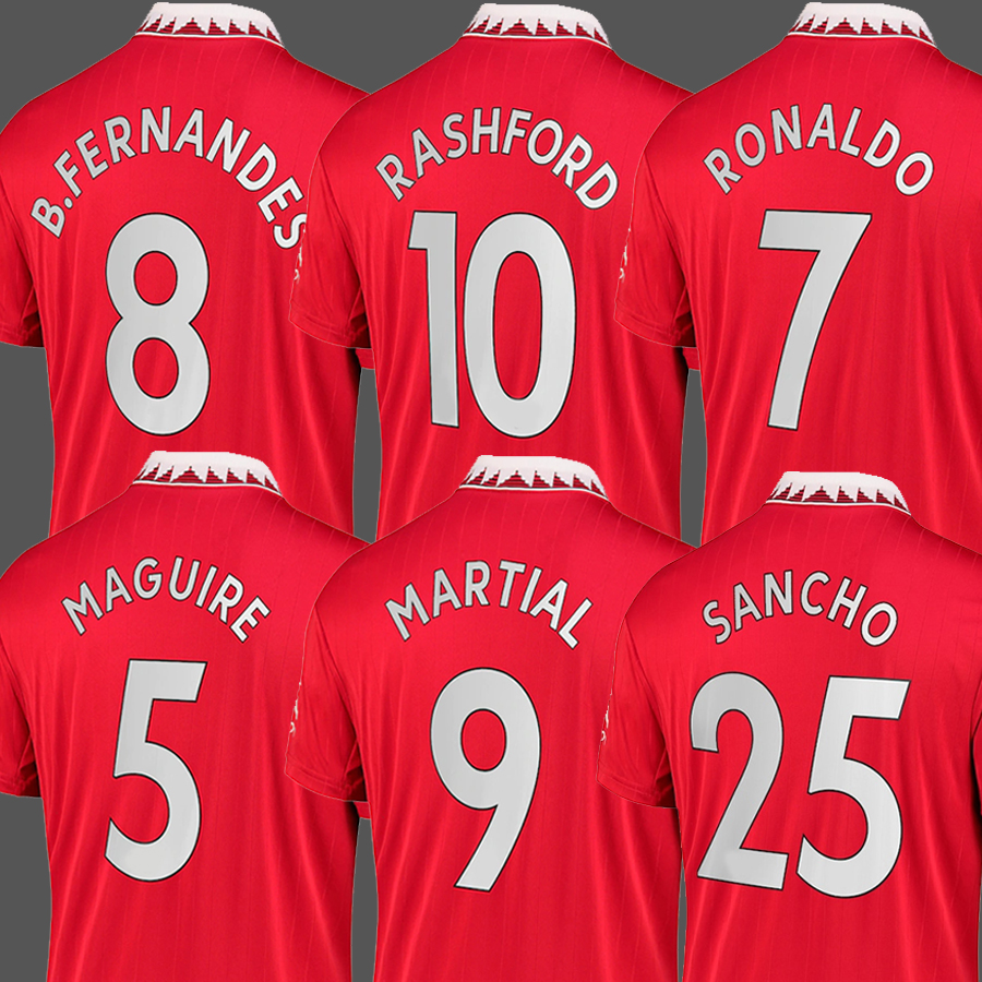 

22 23 SANCHO ManCNEstER soccer jerseys UNITEDS MAN RONALDOS BRUNO FERNANDES RASHFORD VARANE football shirt, 22/23men(man lian)