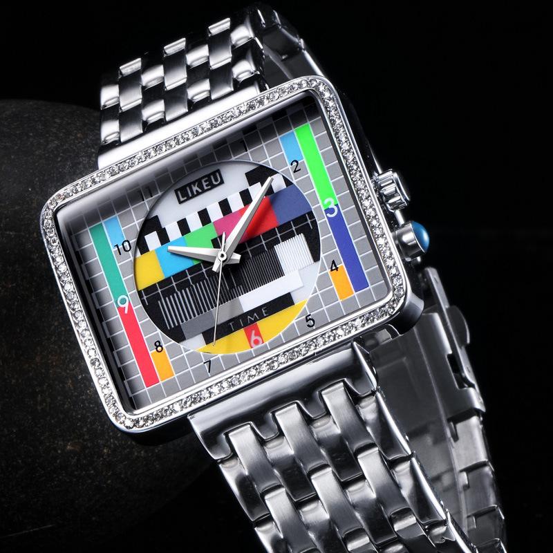 

Wristwatches Luminous Creative Personality Fashion Electronic Quartz WatchWristwatches, Silver