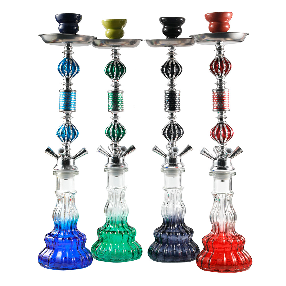

4 hose Arabian hookah bar big smoke medium glass shisha sheesha hookah hubbly