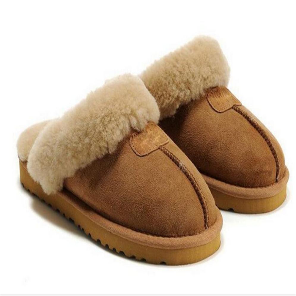

high quality 2021 new wgg warm cotton slippers men and womens slippers short boots womens boots snow boots designer lndoor cotton 230c, Brown white