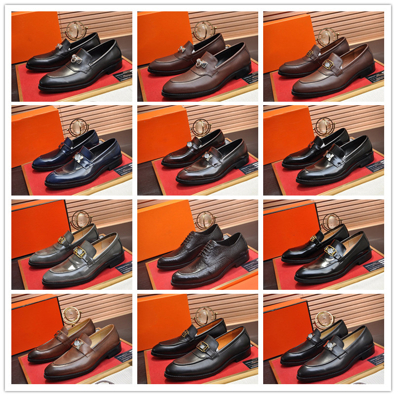 

brand Mans Dress Shoes Man 2021 New Fashion Formal Designer Men Luxury Leather Buiness Diamond Suit Footwear Wedding Mens Shoe H Size Eur 38-45, With logo #05