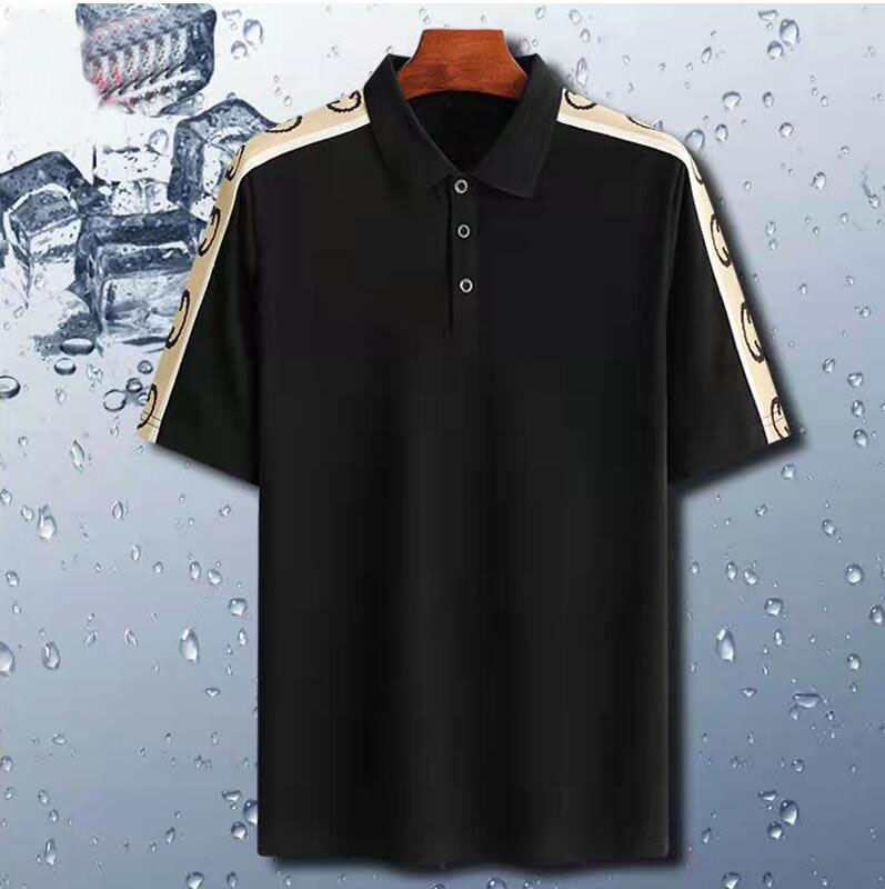 

designer mens polo shirts women t-shirts fashion clothing letter Business 100% cotton short sleeve patchwork tshirt Skateboard size M-8XL, 04