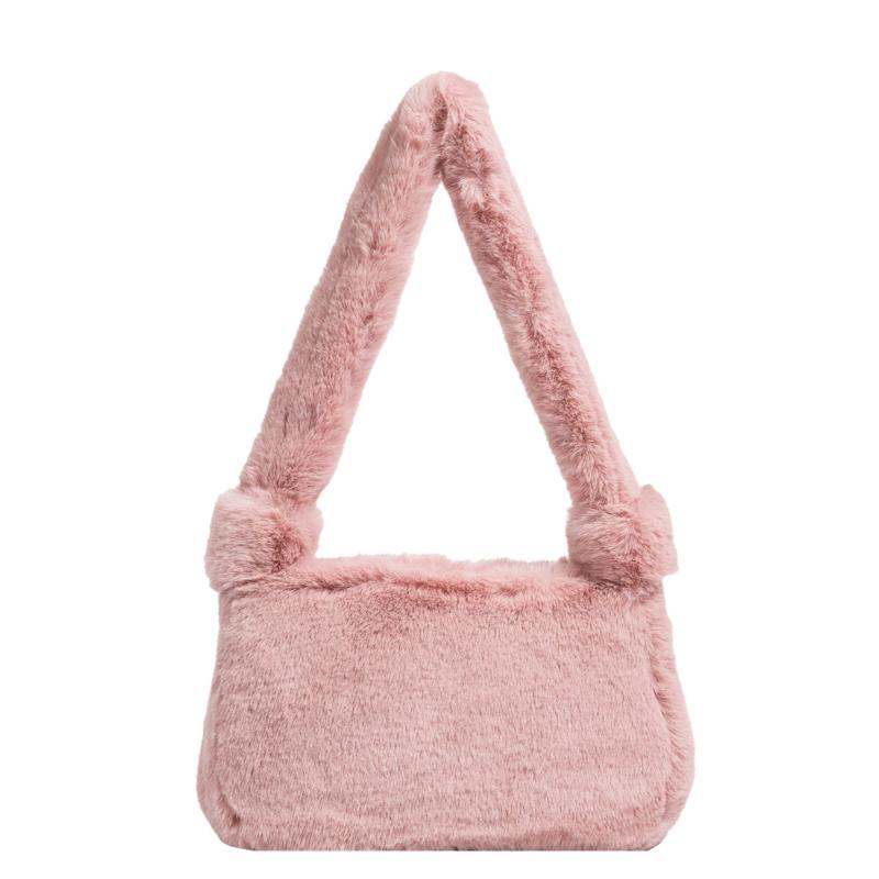 

Evening Bags Lady Small Bag Bolso De Mano Womens Sac A Bandoulière Femme Fluffy Shoulder Women Handbag Woman Handtasche Sling, Beige