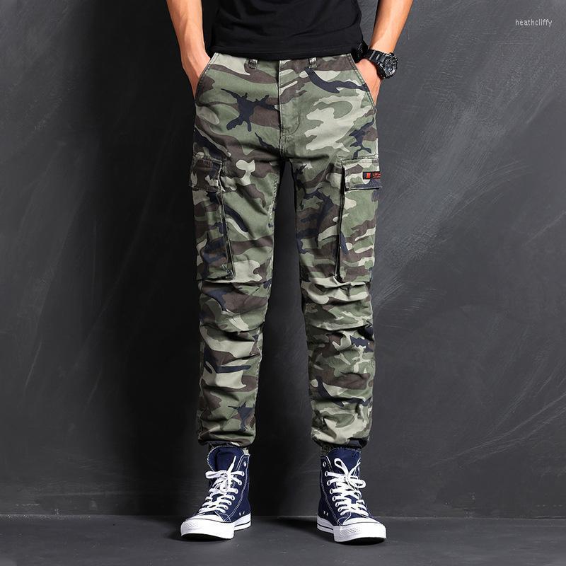 

Men's Pants Military Men Jogging Denim Casual Camouflage Army Cargo Trekking Pockets 2022 Work For MenMen's Heat22, Gh233 green camo