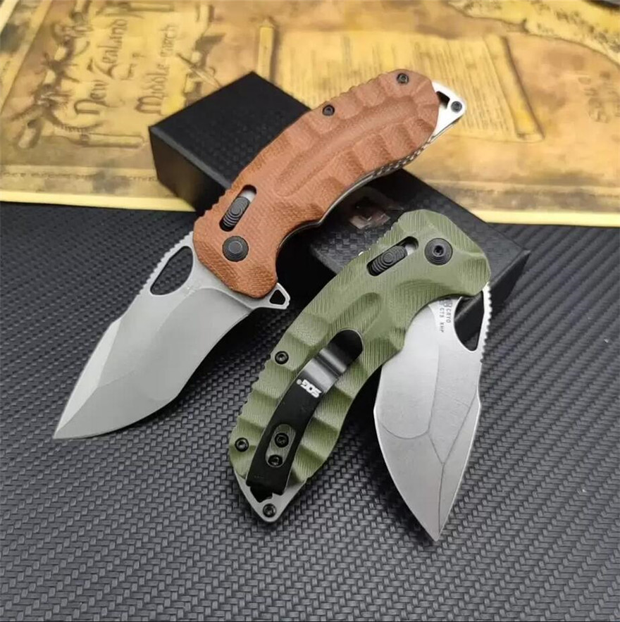 

SOG Kiku XR Folding Knife 3.03" CTS-XHP Black Cerakote Plain Blade, Black Linen Micarta Handles EDC Pocket BM42 Tactical gear Survival Knives 535 9400 537 15017 940 Tools