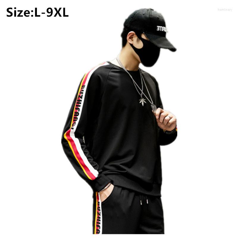 

Men's Hoodies & Sweatshirts Oversize Sweatshirt Men 5XL 7XL 8XL 9XL Long Sleeve Autumn Black Loose Plus Size Pullover Tops Boys Students Hip, Ys2006 no.2