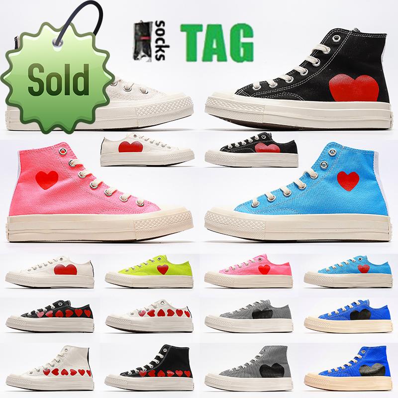

2022 Classic Casual Men Womens Red Heart Canvas Shoes Star Sneakers Chuck 70 Chucks Big Eyes Sneaker Platform Stras Shoe Jointly Name Campus