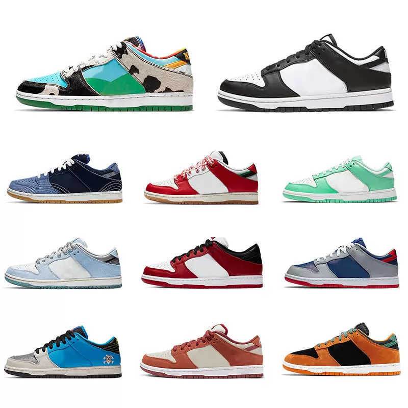 2022 hommes femmes chaussures de course baskets blancs noirs panda gris unc côte syracuse vintage de l'Université de la marine