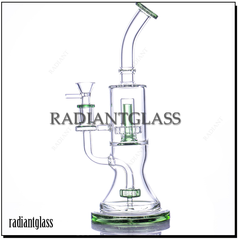 

Hookahs 10.43inc Bong bend neck pere Bongs Glass Water Pipes