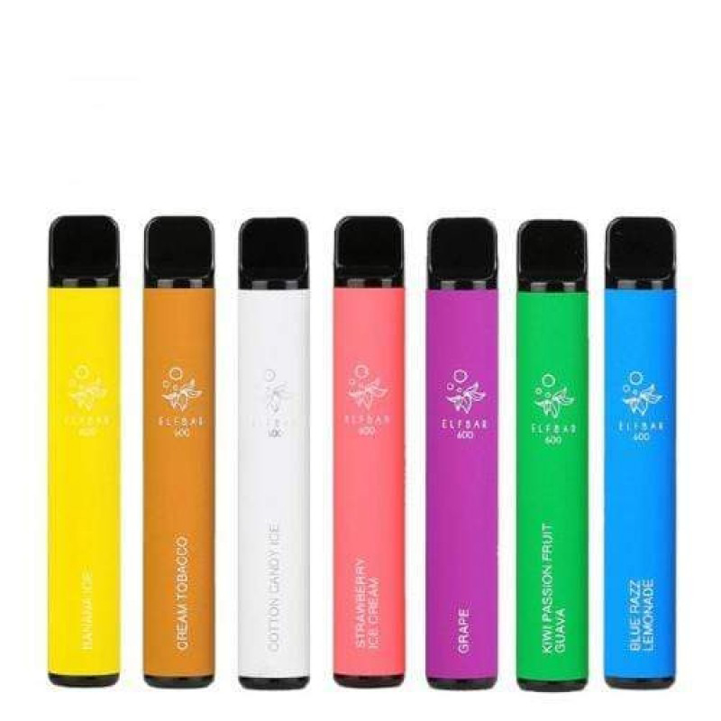 

Elf Elfbar 600 Puff plus xxl Disposable pod E cigarettes stick Vape Pen 2% 2ml Device high quailty