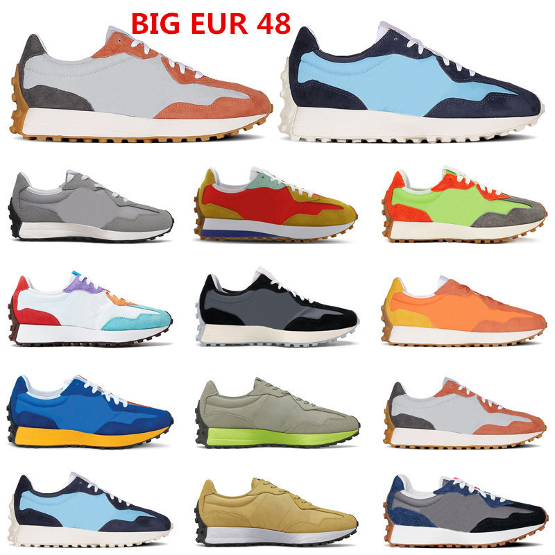 

2022 Big Eur 48 Mens New-327 Running Shoes Pride Cape Neo Flame Black Blue Red White Walking Vintage Women Men Off Platform Newbalance Trainers, 12 yellow 36-40