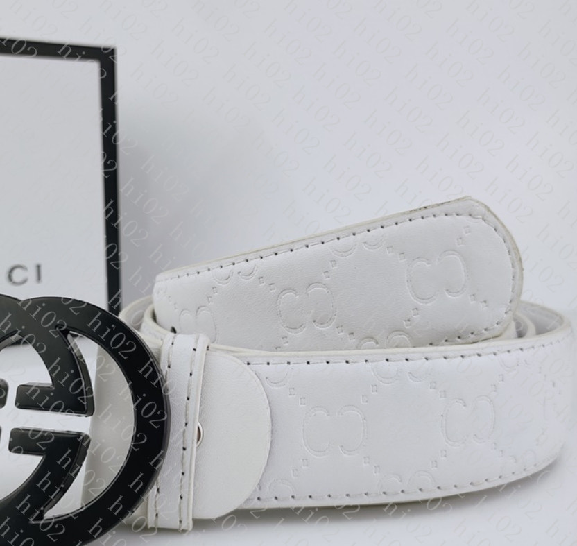 

Wholesale Belts Mens Belt Fashion Belts Men Leather Black Business Women Big Gold Buckle Womens Classic Casual Ceinture No Box s591, Yellow