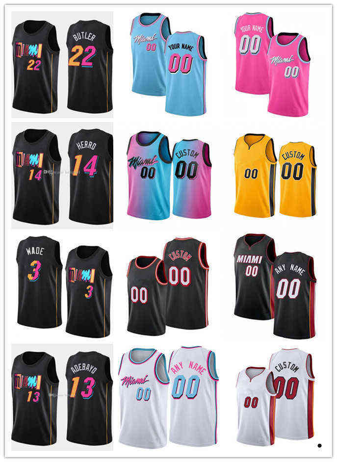75th Men Custom Jersey Womn Youth dewayne 21 Dedmon Udonis 40 Haslem Tyler 14 Herro 55 Robinson Miami'''heat'''Basketball Jerseys