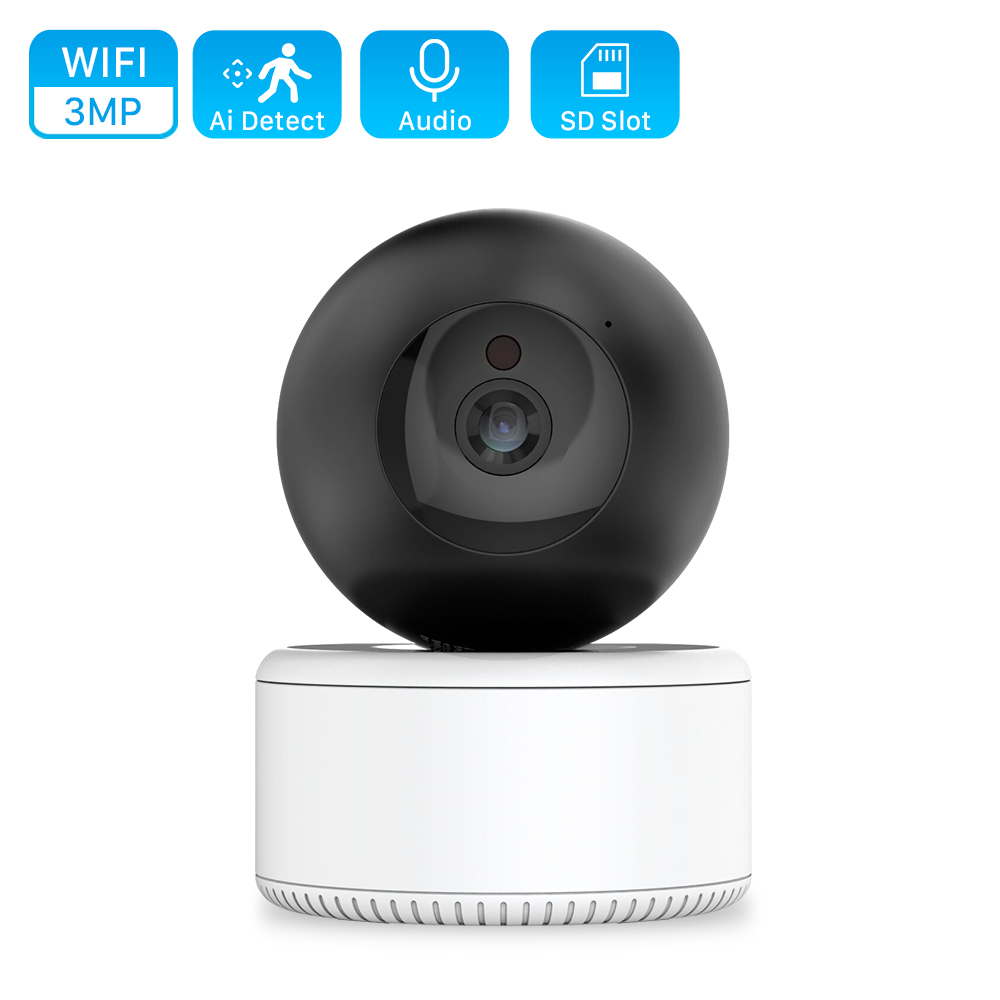 

3MP Wifi IP Camera 2MP 1080P Auto Tracking Ai Human Detect Wireless Camera H.265 Two Way Audio Cloud CCTV Home Security Cameras