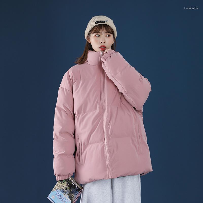 

Women's Down & Parkas 2022 Women Short Jacket Winter Thick Cotton Padded Coats Female Korean Loose Puffer Ladies Oversize Outwear Luci22, Blue