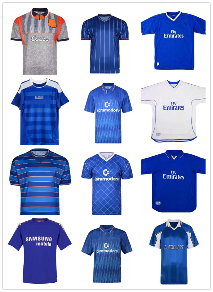 

11 12 13 HAZARD Retro CFC Soccer Jersey Lampard Torres Drogba 80 81 82 83 85 86 87 88 89 90 94 96 97 98 99 Football Shirt GULLIT Oscar Mata Terry 03 05 06 07 08 COLE ZOLA Vialli