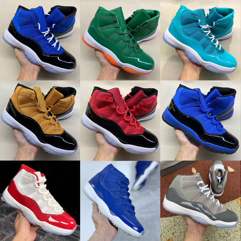 

Jumpman 11 11s Hyper Royal Blue Basketball Shoes Men Women Cherry 72-10 Low Cool Grey 25th Anniversary Bred Pantone Pure Violet Mens Trainers Sport Sneakers Size 36-47, As photo 31