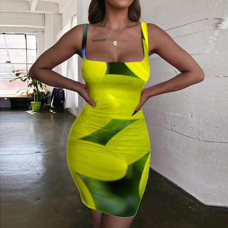 

Casual Dresses Giyu Brand Flower Dress Women Flowers 3d Print Vestido Sexy Retro Bodycon Womens Clothing Mini Evening DressesCasual, Aad-10543