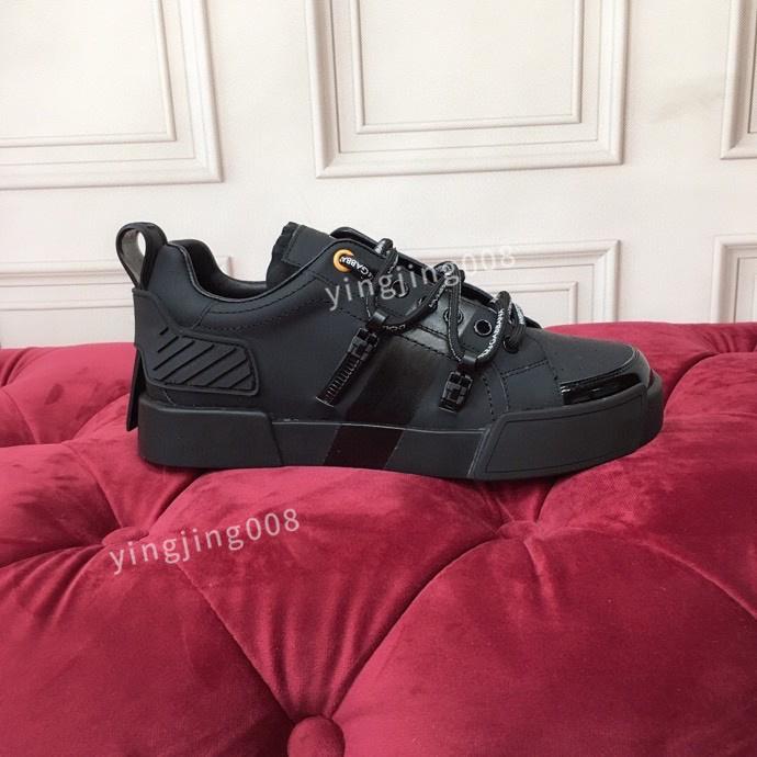 

2022 White Breathable Shoes Top Luxury Design Mens Spring New Womens Casual Shoes Fashion Trend Leather CME''dolc''gabbanas''sneakers, 01