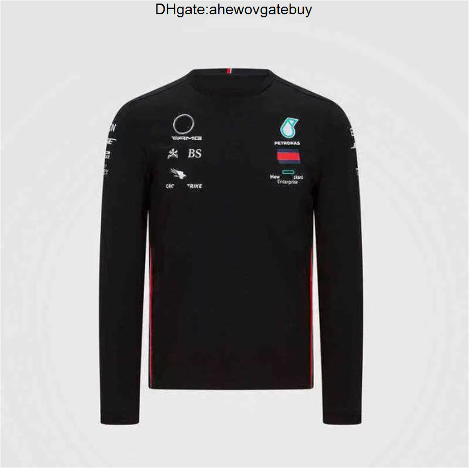 Petronas Mercedes Amg Sweatshirts t Shirts F1 Formula One Racing Mens Women Casual Long Sleeve T-shirt Benz Lewis Hamilton Team Work Clothes CGHW