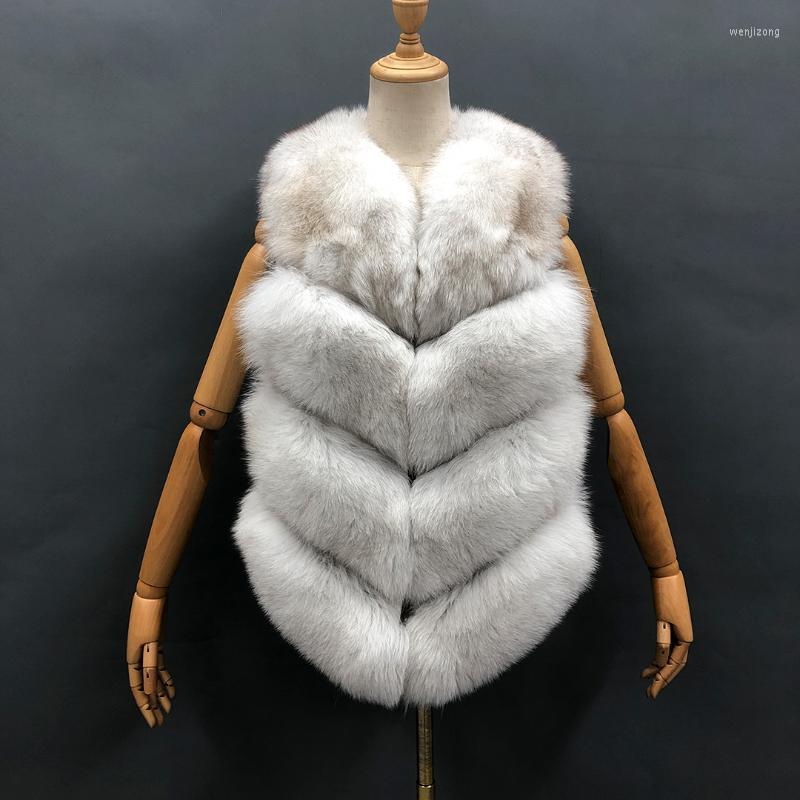 

Women's Fur & Faux Coat Fashion Short Solid Fluffy Real Vest Female 2022 Winter Jacket, 9-hot pink