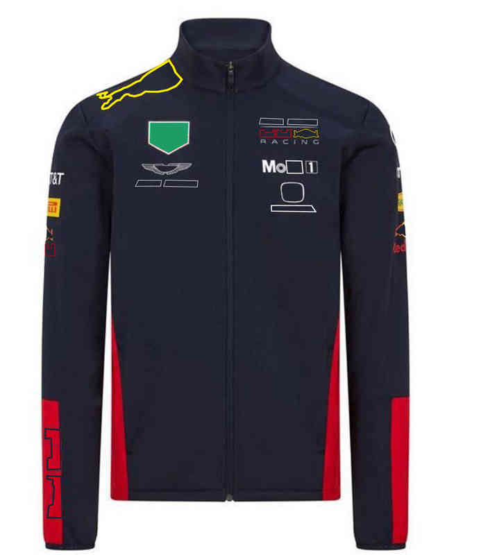 

New F1 racing suit hooded sweater RB racing jacket pullover Formula 1 team uniforms can be customized in large sizes