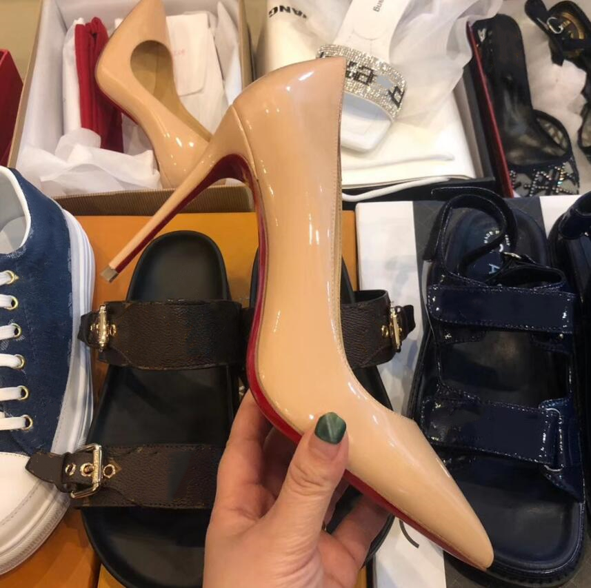 With Box 2022 High Heels So Kate Red Bottoms Shoes Fashion Womens Leather Dress Stiletto Peep-toes Sandals Heel Luxury Designer Pointy Toe Pumps